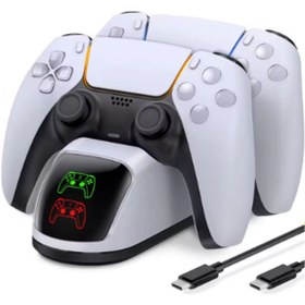 Resim mudikonsept Ps5 Dualsense Şarj Istasyonu Playstation 5 Uyumlu Charging Station - MDE7577-2118 
