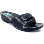 Resim Ceyo Mınelli Topuk Jelli Kadın Terlik - Siyah 