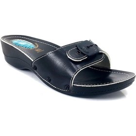 Resim Ceyo Mınelli Topuk Jelli Kadın Terlik - Siyah 