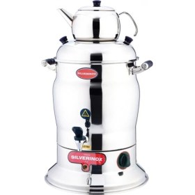 Resim 10 Litre Metal Çay Semaveri, Tek Demlik, Şık ve Dayanıklı Tasarım 