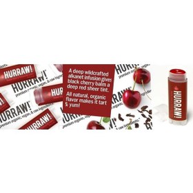 Resim Hurraw Black Cherry Tinted Lip Balm Dudak Balmı Vişne 4.8g 