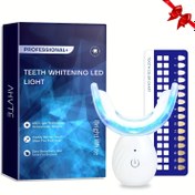 Resim Diş Beyazlatma LED Işık Seti, Diş Ağartıcı Hızlandırıcı, 16x Mavi LED Işığı, Evde Kullanım için diş beyazlatma, İdeal Babalar Günü ve Anneler Günü Hediyesi 
