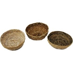 Resim Hasır Örgü Çok Amaçlı 3'Lu Küçük Kase Seti 