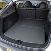 Resim Model Y için Tesla Highland Bagaj Koruyucu PU Deri Malzeme Çizilmez, Aşınmaz ve Toza Dayanıklı İki Parçalı Set Model Y Bagaj Pedi 