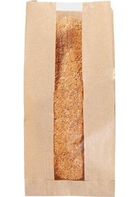 Resim Pencereli Kraft Baget Ekmek Fırın Kese Kağıdı Orta Boy 0.510 KG 15 x 41 CM 