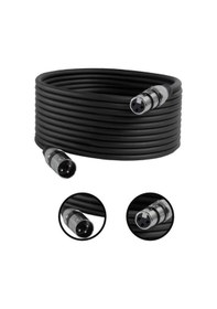 Resim Midex Mxl-20m-bk Kaliteli Xlr To Xlr 20 Mt. Mikrofon Kablosu 