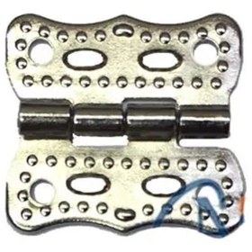 Resim Skygo Papatya Menteşe - Küçük 20x20 Mm, Nikel, 1 Adet 