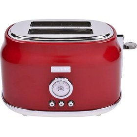 Resim Berghoff Gem Retro Kırmızı Iki Dilim Ekmek Kızartma Makinesi 