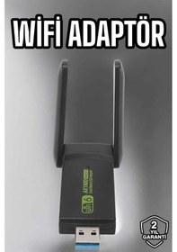 Resim Cosmotex Wifi Adaptör Çift Bantlı Kablosuz Wifi Adaptörü 
