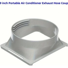 Resim Meridiangoods Plastik 5.9 Inç Taşınabilir Klima Hortumu Bağlantı Adaptörü Kıskaçlı Sızdırmaz 