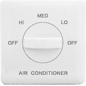 Resim Panel Boru Fan Kontrol Cihazı Beyaz Fan Coil Üç Hızlı Kontrol Anahtarı - Huiliang 