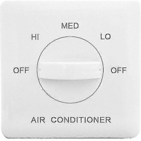 Resim Panel Boru Fan Kontrol Cihazı Beyaz Fan Coil Üç Hızlı Kontrol Anahtarı - Huiliang 