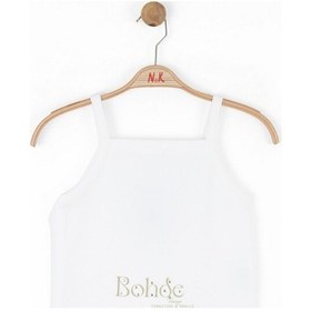 Resim Xo Kids Kız Çocuk Askılı Bluz 10-16 Yaş 38822 Ekru 