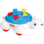Resim Fisher Price Bul Tak Oyuncak Tekerlekli Kaplumbağa 