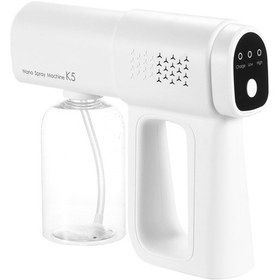 Resim Geeksen Nanometre Kablosuz Şarj Edilebilir Taşınabilir El Tipi Püskürtücü 380ml Şeffaf Şişe Atomizer 