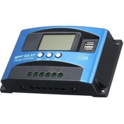 Resim Pazly 30a Mppt Güneş Şarj Regülatörü, 2 Usb, Lcd Ekran, Otomatik Akü Şarj Cihazı 