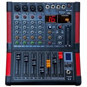 Resim Powermaster König K-404 Fx 4 Kanal Usb-sd-disk-mp3-bluetooth Destekli Deck Mixer 