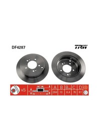 Resim Hyundai İx35 Arka Fren Diski 2010-2014 Trw Df4287 2adettir 