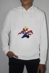 Resim Semiremis Anime-fullmetal-achemist-çocuk-yetişkin-sweatshirt-fullmetal-achemist-sw7 