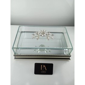 Resim Aynalı Kutu Gondol Şekerlik Sunumluk Söz Nişan Kız Isteme Çikolatalık Dekoratif Obje Biblo Süs Eşya 