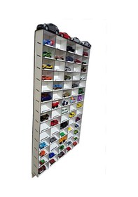 Resim Ahşapatölyenet Eğimli Araba Rafı (70 Araçlık) 