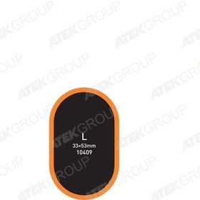 Resim Maruni Model L İç Lastik Tabaka Yaması Oval 33x53mm 