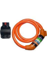 Resim HSGL Bisiklet 12 x 100 cm Şifreli Kilit (5 Şifreli Renkli) Turuncu 