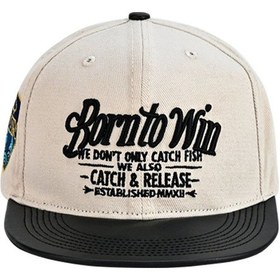 Resim Btw Leather Visor Şapka Dirty White 