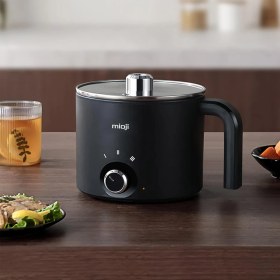Resim Esmo Home Mioji Mio EP35 600W 1.8l Çok Fonksiyonlu Elektrikli Pişirici Siyah 