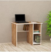 Resim Kalenderdekor1 Kalender Dekor Avel 90 Cm Çalışma Masası Av02 Beyaz - Meşe 