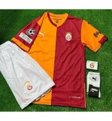 Resim Legent Lady 5-Yıldızlı 2026 Galatâsarây./ O.'s'i'm'h'e'n / Iç Saha Parçalı Çocuk Forması Şampiyonlar Ligi Patch 