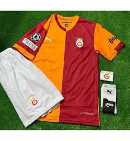 Resim Legent Lady 5-Yıldızlı 2026 Galatâsarây./ O.'s'i'm'h'e'n / Iç Saha Parçalı Çocuk Forması Şampiyonlar Ligi Patch 