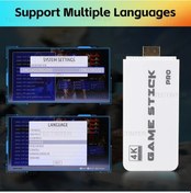 Resim M15 4k Oyun Çubuğu Mini Reo Video Oyun Konsolu 2.4g Kablosuz Denetleyici El 128g With Box 