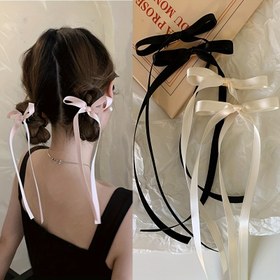 Resim 2/4/6/8 adet Bale Örgülü Kurdele Fiyonk At Kuyruğu Yan Klipsleri - Siyah/Beyaz/Pembe Renklerde Şık Saç Aksesuarları, Düğünler, Partiler & Özel Günler için Dayanıklı Saç Tokaları, Bale Aksesuarları, Düğün Saç Dekoru, Zarif Saç Tokaları 