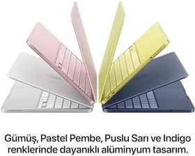 Resim Apple 13 inç MacBook Neo Laptop: A18 Pro çip, Yapay zeka ve Apple Intelligence için tasarlandı, Liquid Retina Ekran, 8 GB Birleşik Bellek, 256 GB SSD, 1080p FaceTime HD Kamera; Pastel Pembe 