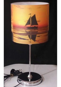 Resim Tekay Aydınlatma Yelkenli Denizci Genç Odası Çocuk Odası Abajur 