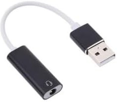 Resim Mikrofonlu kulaklık usb çevirici usb ses kartı 7.1 tek girişli usb ses kartı 