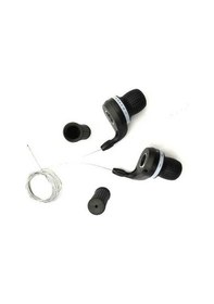 Resim Novahub Bisiklet Vites Kolu Seti - 3/7 Hız Shifter - Hafif Kurulum - Siyah Siyah 