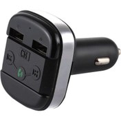 Resim Hello HL-19681 X12 Handsfree Çift USB\u002FSD\u002FBluetooth 12-24 Volt Fm Transmitter 