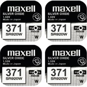 Resim Maxell 371 SR920SW 1.55V Saat Pili 4 Adet 
