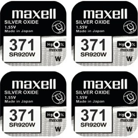 Resim Maxell 371 SR920SW 1.55V Saat Pili 4 Adet 