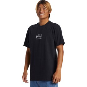 Resim Quiksilver Chrome Logo Stn Erkek Siyah Tişört 