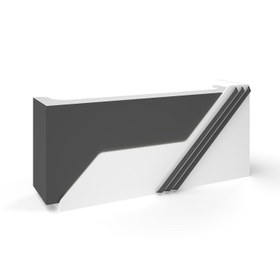 Resim Pierro Ofis Okyanus Karşılama Bankosu - 220cm / Beyaz - Füme 