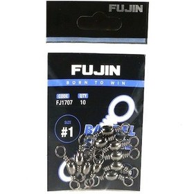Resim Fujin Barrel Swivel Fırdöndü Black Nickel 3-0 No 