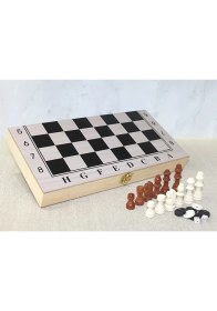 Resim Marsilyan- Ahşap Kutulu Satranç ve Tavla Seti - Model 2 