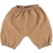 Resim Sakura Kahverengi Bebek Keten Jogger Pantolon 
