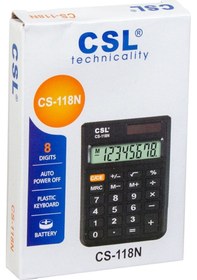 Resim CSL CS-118N Cep Tipi 8 Hane Hesap Makinesi 