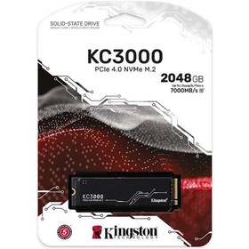 Resim Kıngston 2tb Kc3000 Skc3000d/2048g M.2 Pcı-express 4.0 Ssd 