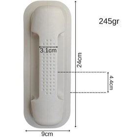 Resim 8'li Şişme Bot El Tutamağı Pvc Uv Katkılı - Beyaz Tutamak 