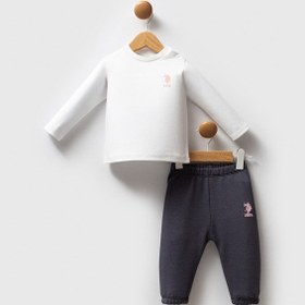 Resim U.S. Polo Assn. U.s. Polo Assn Kız Bebek Turuncu Takım Turuncu 